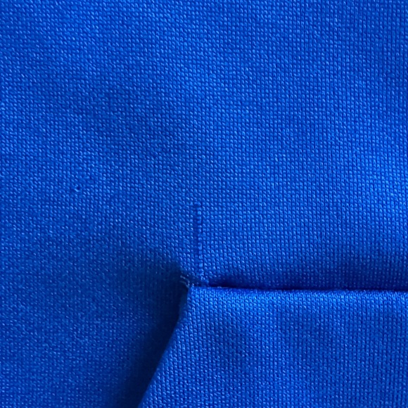 Blue and White Kids Baseball Hoodie - Picture 5 of 5